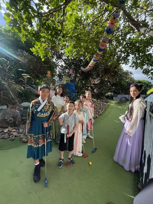 Hanfu activity participant
