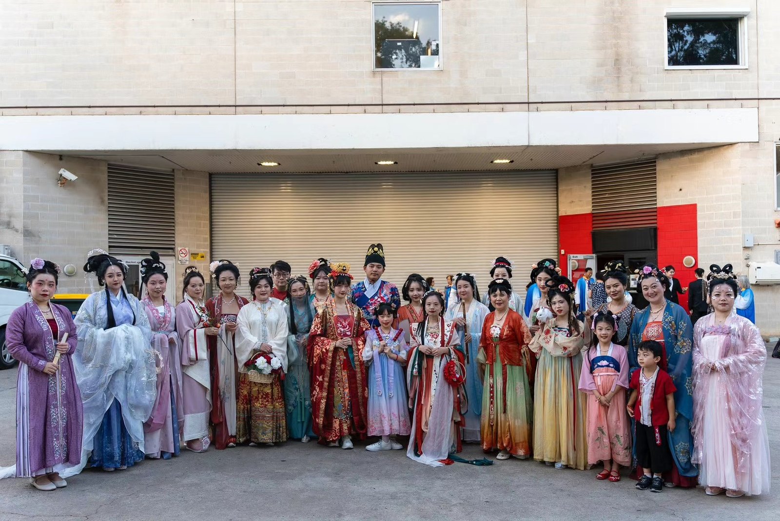 South Australia Hanfu Association members in Hanfu